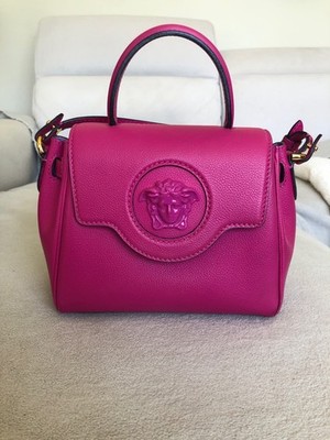 Versace la medusa bag small - pink - excellent condition