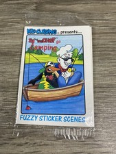 Kid Cuisine BJ Chef Go Camping Fuzzy Sticker Scenes Frozen Food