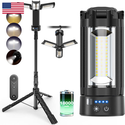Ogery Camping Lights Remote 18000Mah Rechargeable Camping Lantern Led Work