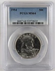 1954 Franklin Silver Half Dollar 50c PCGS MS64 33574632