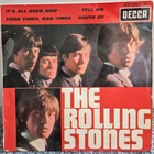 Rare French The Rolling Stones It's All Over Now 7" EP Single Decca 457.039
