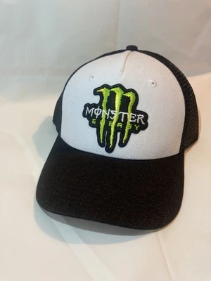 Monster Energy Casquette de baseball homme noir blanc vert réglable - Photo 1/3