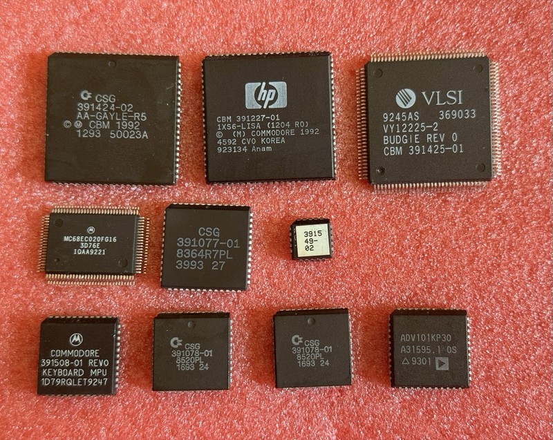 Amiga 1200 Custom Chips & CPU NO Alice