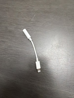 Apple Lightning to 3.5mm Headphone Jack Adapter Genuine iPhone Audio Dongle