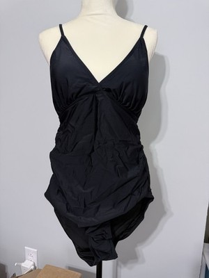 Holipick Swimsuit Womens Size Large One Piece Bathing Suit Slimming Black