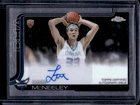 2025-26 Topps Chrome Liam McNeeley Auto Autograph RC #TCAR-LM Hornets Rookie