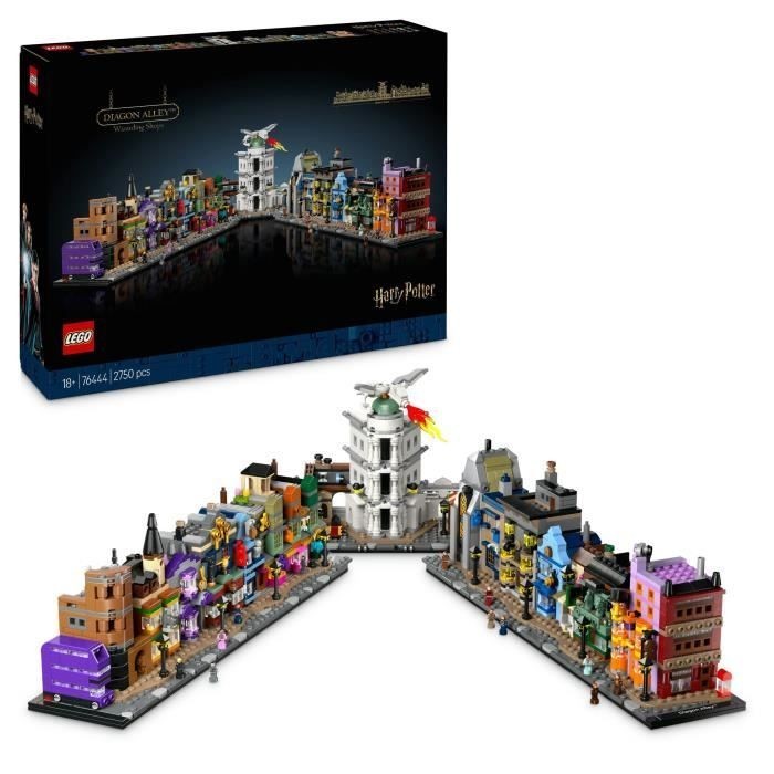 LEGO Harry Potter 76444 Chemin de Traverse idée cadeau de Noël pour adulte fan de magie