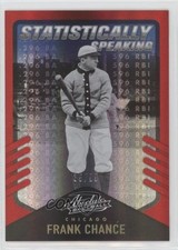 2022 Absolute Statistically Speaking Spectrum Red /99 Frank Chance #SS-2 HOF 1u6