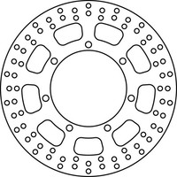TRW Bremsscheibe (FüR: Kawasaki EN 500 EN500C 96-05 Vorne )