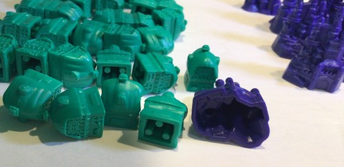 Monopoly Disney Edition Replacements Pieces Parts 12 Castles 31 Cottages Houses - Picture 3 of 3