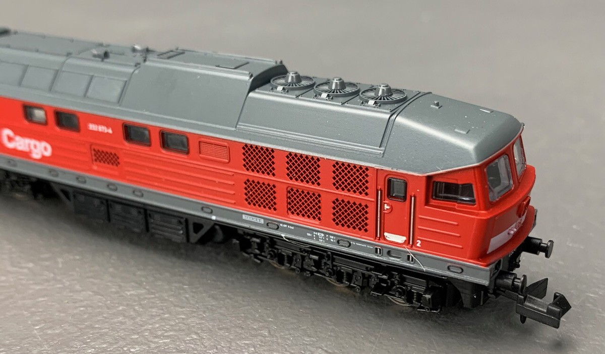 N Scale 12525 Minitrix BR 232 DB AG Diesel Locomotives Dbl Consist
