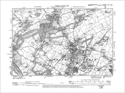 Westbury upon Trym, Henbury, Old Map Gloucestershire 1903: 71NE