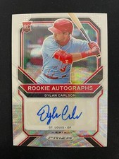 DYLAN CARLSON 2021 PRIZM COSMIC HAZE ROOKIE AUTO /50 - PHILADELPHIA RC  *7810