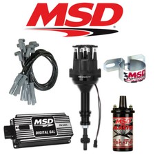 Msd Black Ignition Kit Digital 6aldistributorwirescoil Ford 289302 Small Cap