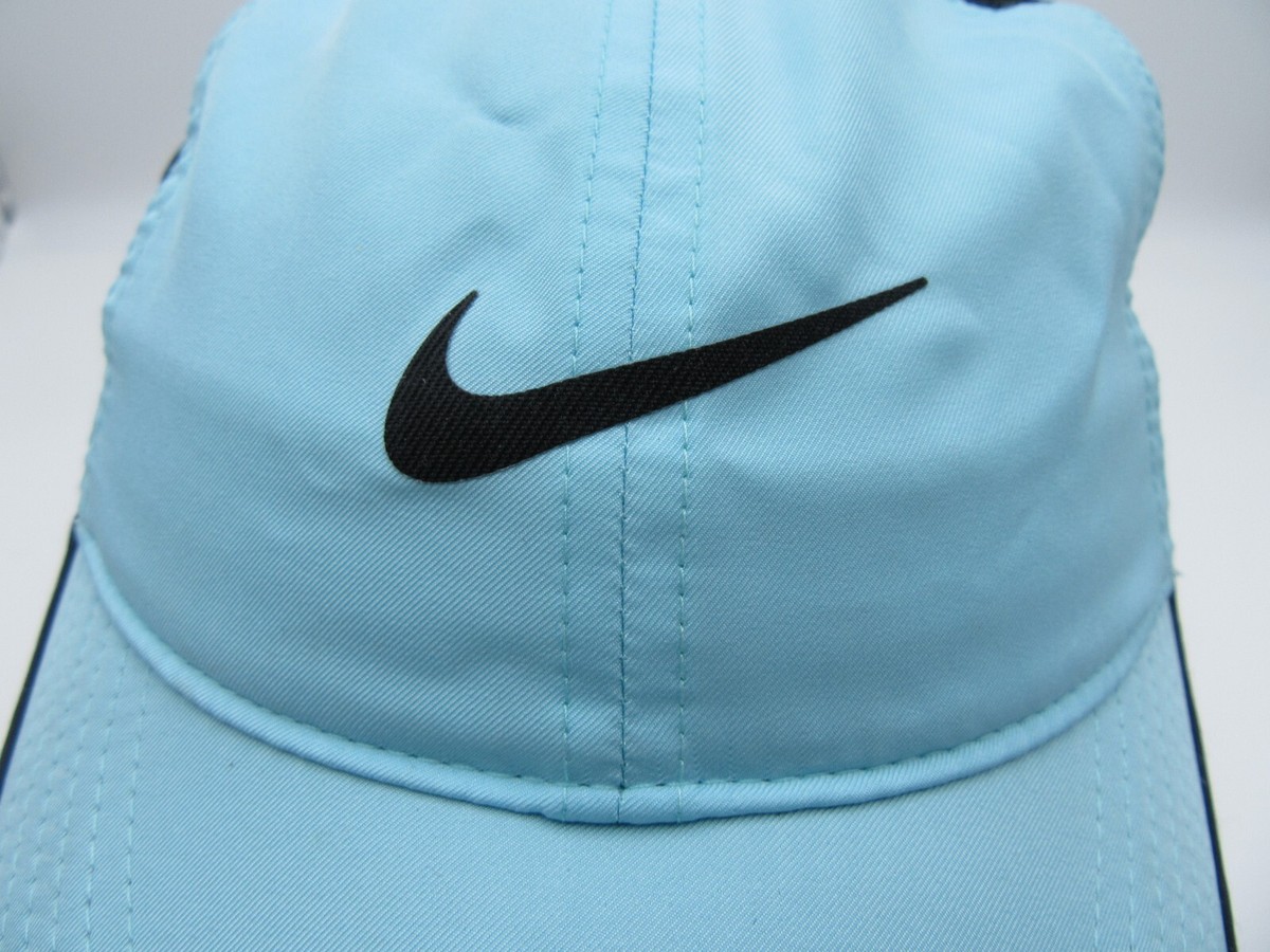 Nike Women\'s Featherlight Dri-FIT hat in Still Blue/Black NIKE Women main image 2