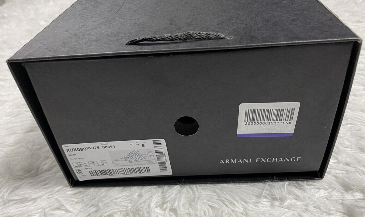 Authentic Armani Exchange Black Empty Shoe Gift Box Storage 14.5