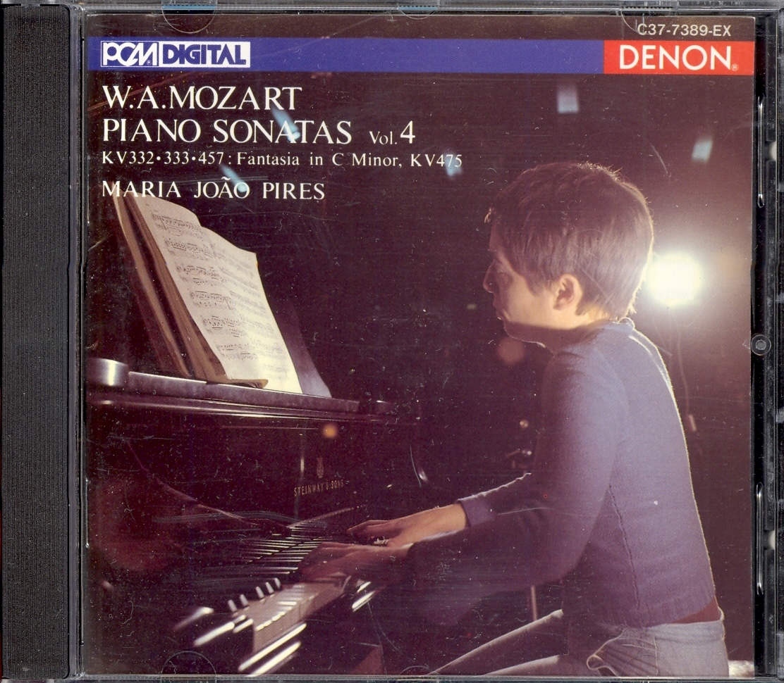 MOZART - Piano Sonatas 12-14 / Fantasia - Maria Joao PIRES - Denon