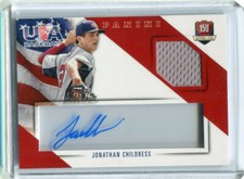 2015 USA Baseball 15U Team Autographs Jonathan Childress Auto Jersey 27/99