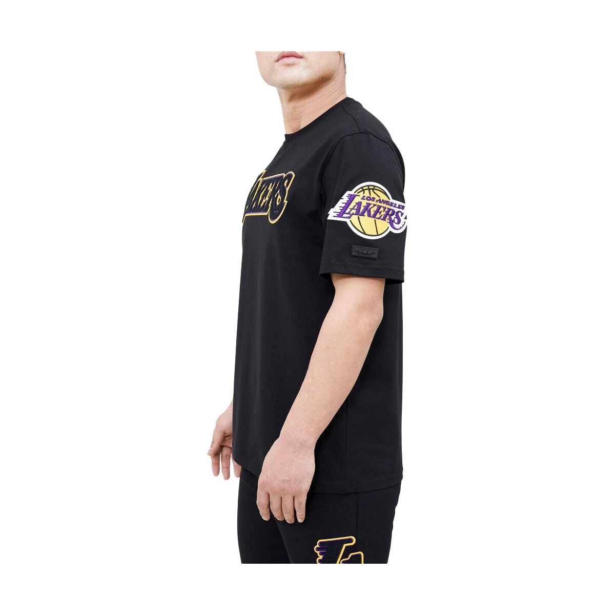 Pro Standard Men's Los Angeles Lakers Cityscape Stacked Logo T-shirt