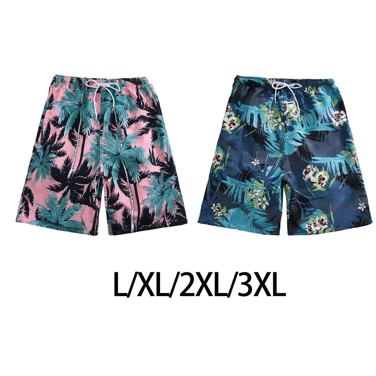 Men s Swim Trunks without Mesh Liner Holiday Shorts 2 Pockets