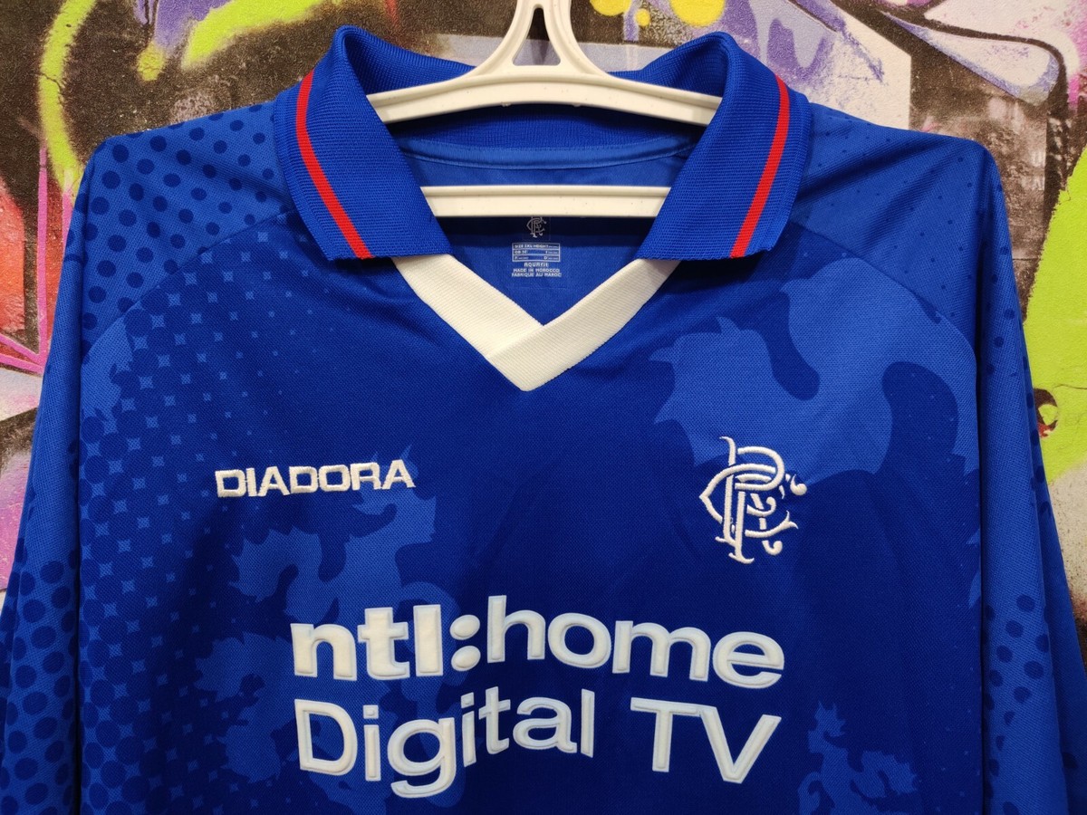 Short Extérieur Rangers FC 2003-2004 Officiel Diadora Taille Homme XL