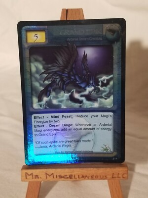 Magi Nation Duel - GRAND EPIK - Arderial - Dream's End - Foil * Lightning Bird