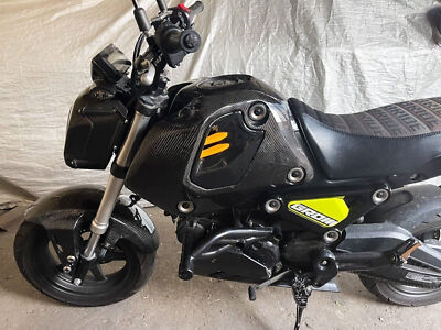 CARBON FRAME BODY R+L PETROL SIDE PANEL FAIRING FIT FOR HONDA GROM