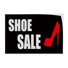 Decal Stickers Shoe Sale Store Business Advertisement Vinyl Store Sign Label