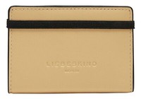 Liebeskind Berlin Bowie Cardholder Kartenetui Champagne Hellgelb Orange Neu