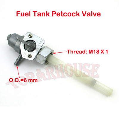 Gas Fuel Tap Petcock Switch Valve For Honda GL650 CB750F CB900C CBX1000 VT1100 E - Foto 9
