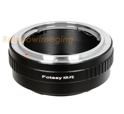 FOTASY Konica Hexanon AR lens to Sony E Mount A7 A7R A7S II III IV A9 a7c a6600 Adapter