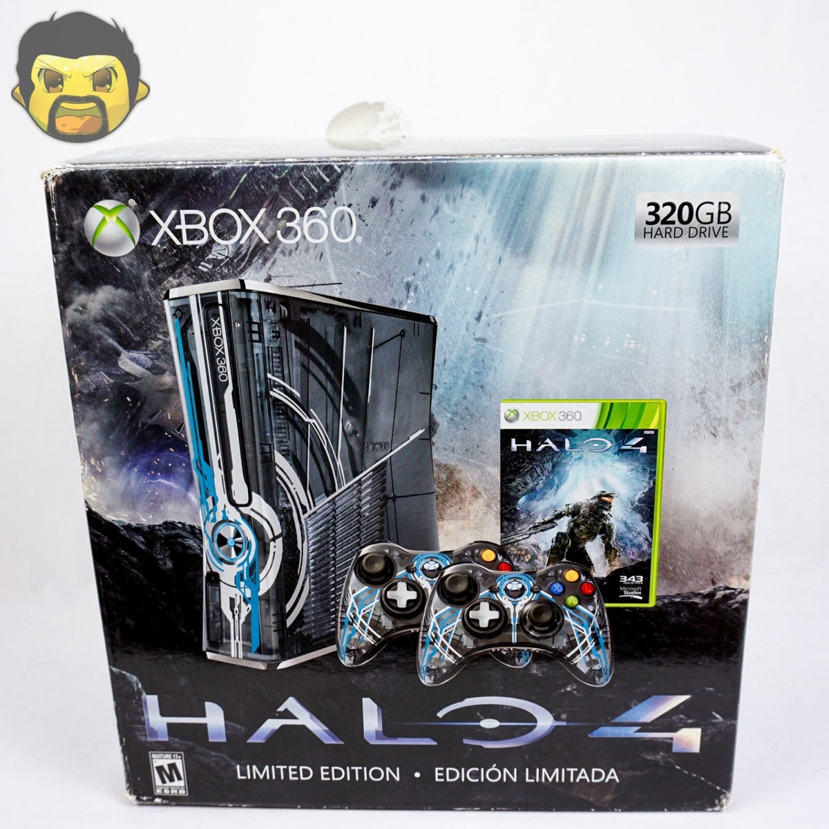 Halo 4 Xbox 360 Console CIB Limited Edition 320GB DO NOT Halo 4 Xbox 360 Console CIB Limited Edition 320GB DO NOT