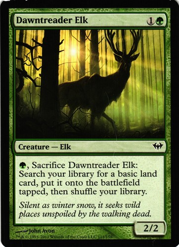DAWNTREADER ELK X4 4 4X Dark Ascension MTG Magic the Gathering Cards  DJMagic