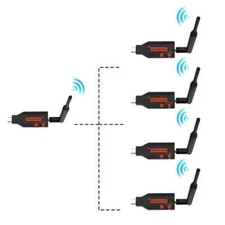 100M Wireless HDMI Extender Video Transmitter Receiver PC To TV Display Adapter