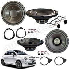 Kit 6 Casse Altoparlanti Anteriori e Posteriori per Fiat 500 dal 2008