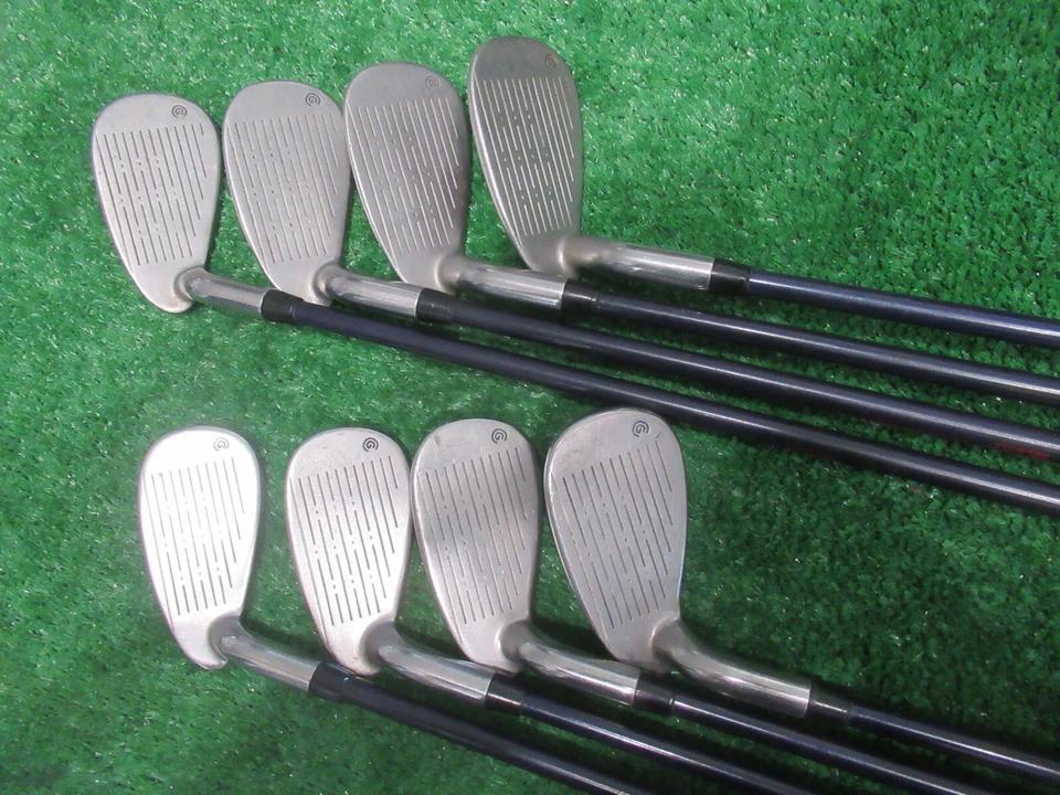 CLEVELAND VAS 792 IRON SET 3-PW SW GOLF CLUBS STIFF GRAPHITE NO 9 IRON ag - Image 4 of 4