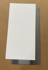 White Aluminum Sheet Plate 12" X 24" - .050" Flat stock - 1 PC  