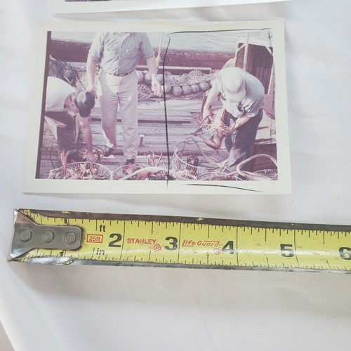 Lobster Boat Vintage Color Photos Set Of Two - Picture 5 of 7