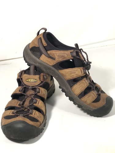 Sandali Da Trekking Impermeabili Keen Uomo 10.5 Targhee III In Pelle Marrone - Foto 8 di 12