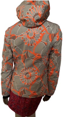 Bogner Tula-T Waterproof Insulated Ski Snow Jacket Beige Orange