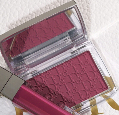 DIOR Rosy Glow Color Reviving Blush terracotta Rose Apricot Bronzer Powder brush