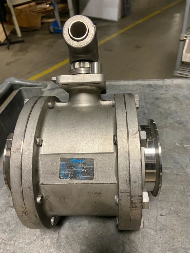 Sharpe 6" 66 Series High-Pressure Ball Valve 4-66-6-6-M-M-CE 720 PSI | Used - Image 3 of 4