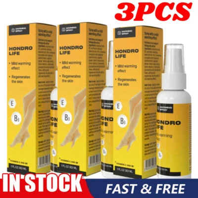 MARKENLOS 3x Hondrolife Original-Spray, 30 ml, schmerzlindernd, Gelenkunterstützung