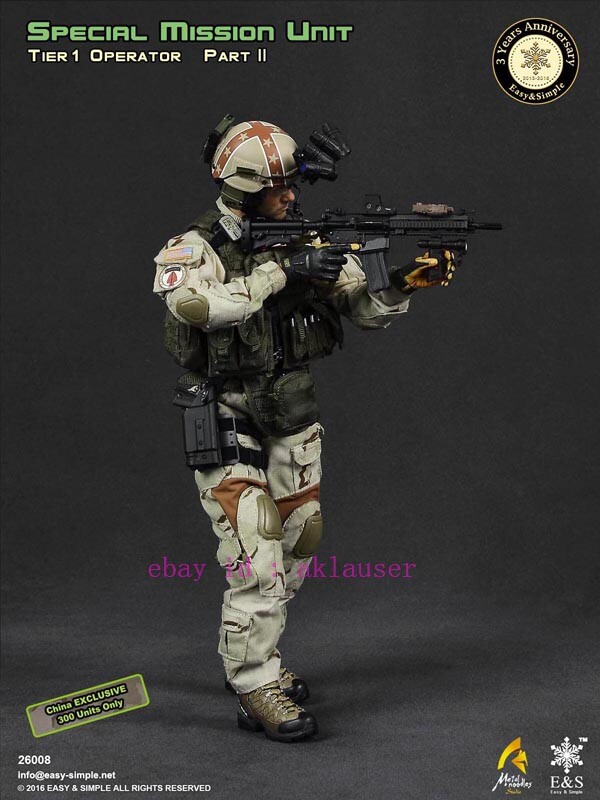 1/6フィギュアSpecialMissionUnit Easysimple Easy&Simple 1/6 Es26008 Special Mission Unit Tier-1 Operator Part