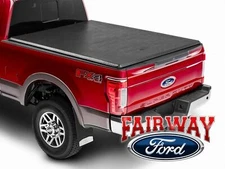 17 thru 26 Super Duty OEM Genuine Ford Soft Roll-Up Tonneau Cover 8' Long Bed