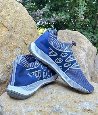 Jambu Spirit Too Eco Sneaker Shoes Women's Size 9.5 Blue Vegan Mesh Slip On