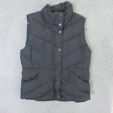 J.Crew Vest Womens Small Black Down Puffer Jacket Lightweight