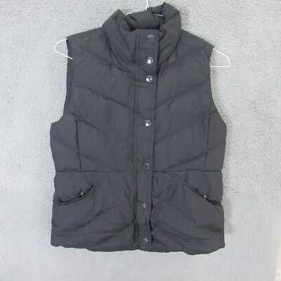 J.Crew Vest Womens Small Black Down Puffer Jacket Lightweight