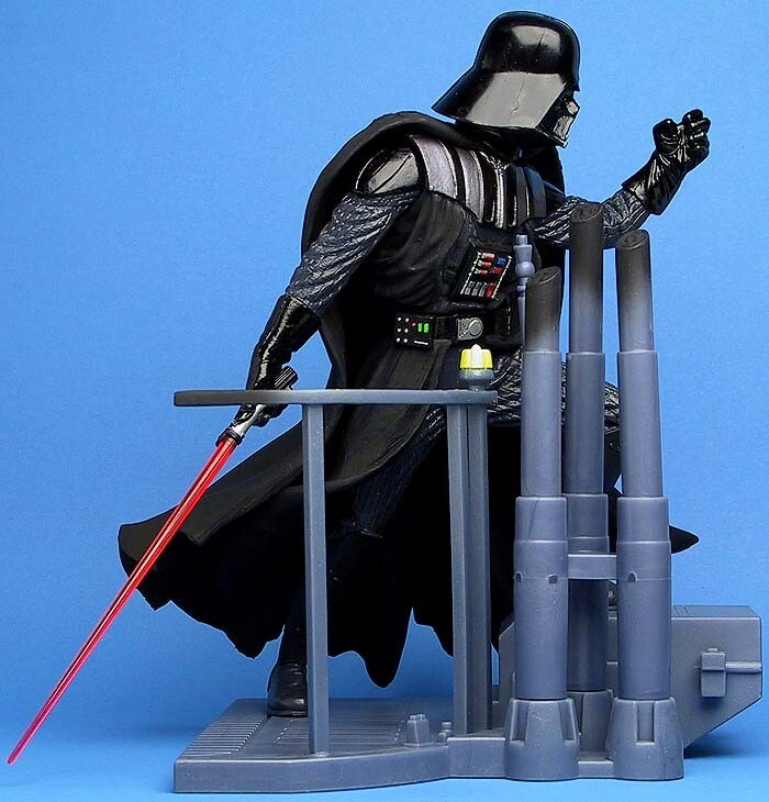 Hasbro Star Wars Unleashed Darth Vader 2004 7" Figure on Variant Art Card MINT