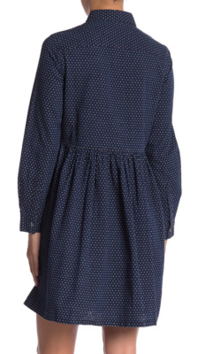 french connection blue shirt dress Pocket Shirt Dress Midnight Blue main image 1